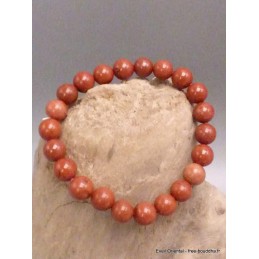 Bracelet mala en perles de Jaspe Rouge Bracelets pierres naturelles BRAM2