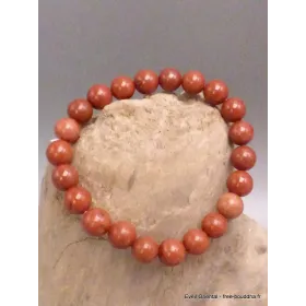 Bracelet mala en perles de Jaspe Rouge - Bracelet en perles et Pierres naturelles