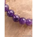 Bracelet mala en Améthyste - Bracelet en perles et Pierres naturelles