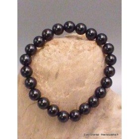 Bracelet mala tibétain en Obsidienne noire Bracelet Mala tibétain BRAM4