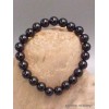 Bracelet mala tibétain en Obsidienne noire Bracelet Mala tibétain BRAM4