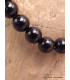 Bracelet mala tibétain en Obsidienne noire Bracelet Mala tibétain BRAM4
