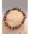 Bracelet mala tibétain 3 différents Oeil de Tigre - Bracelet en perles et Pierres naturelles