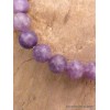 Bracelet mala tibétain en Lépidolite Bracelet Mala tibétain BRAM7