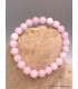 Bracelet mala tibétain en Kunzite rose