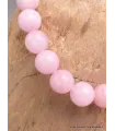 Bracelet mala tibétain en Kunzite rose - Bracelet en perles et Pierres naturelles