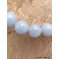 Bracelet mala tibétain en Angélite bleue Bracelet Mala tibétain BRAM9