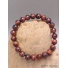 Bracelet mala tibétain Oeil de Tigre rouge Bracelet Mala tibétain BRAM10