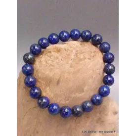 Bracelet tibétain mala en Lapis Lazuli - Bracelet en perles et Pierres naturelles