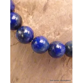 Bracelet tibétain mala en Lapis Lazuli - Bracelet en perles et Pierres naturelles