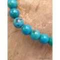 Bracelet tibétain mala en Chrysocolle Bracelet Mala tibétain BRAM12