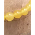 Bracelet mala tibétain en Jade Jaune - Bracelet en perles et Pierres naturelles