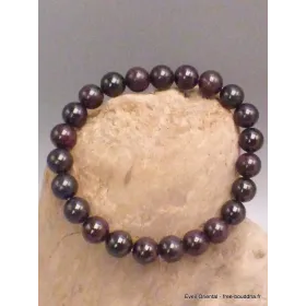 Bracelet mala tibétain en Grenat Rouge - Bracelet en perles et Pierres naturelles