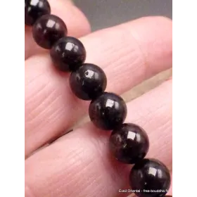 Bracelet mala tibétain en Grenat Rouge - Bracelet en perles et Pierres naturelles