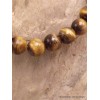 Bracelet mala tibétain en Oeil de Tigre Bracelet Mala tibétain BRAM16