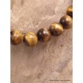 Bracelet mala tibétain en Oeil de Tigre Bracelet Mala tibétain BRAM16
