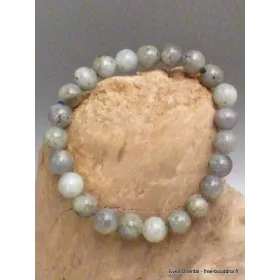 Bracelet mala tibétain en Labradorite - Bracelet en perles et Pierres naturelles
