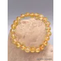 Bracelet mala tibétain en Citrine - Bracelet en perles et Pierres naturelles