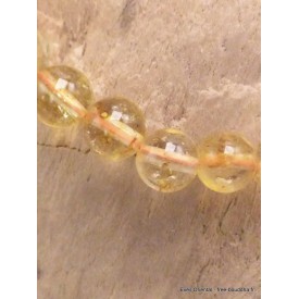 Bracelet mala tibétain en Citrine Bracelet Mala tibétain BRAM20