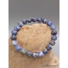 Bracelet mala tibétain en Sodalite Bracelet Mala tibétain BRAM22