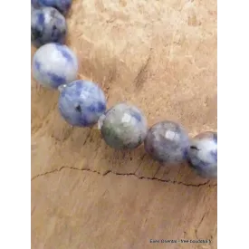 Bracelet mala tibétain en Sodalite - Bracelet en perles et Pierres naturelles