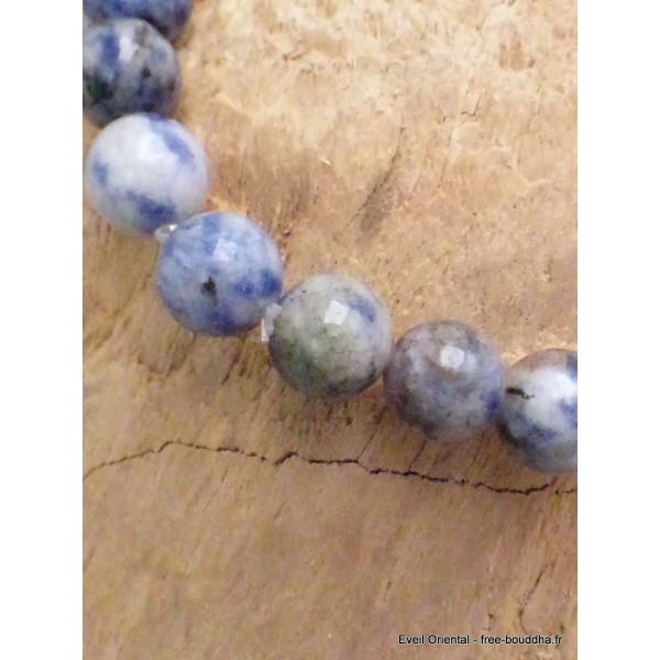 Bracelet mala tibétain en Sodalite Bracelet Mala tibétain BRAM22