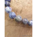 Bracelet mala tibétain en Sodalite - Bracelet en perles et Pierres naturelles