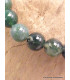 Bracelet mala tibétain en Agate Mousse Bracelet Mala tibétain BRAM23
