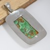 Pendentif argent Variscite australienne Bijoux en Variscite CWA106