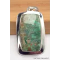 Pendentif argent Variscite australienne - Bijoux en Variscite