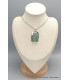 Pendentif argent Variscite australienne Bijoux en Variscite CWA106