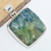 Pendentif Cyanite Mermaid carrée Bijoux en Cyanite Mermaid Sirène CWA107.1