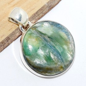 Bijou Pendentif Cyanite Mermaid ronde Bijoux en Cyanite Mermaid Sirène CWA107.6