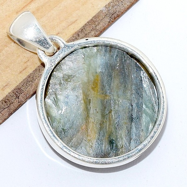 Bijou Pendentif Cyanite Mermaid ronde Bijoux en Cyanite Mermaid Sirène CWA107.6