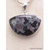 Pendentif Merlinite Mystique Gabbro semi-rond Bijoux en Merlinite Mystique Gabbro LAM56.4