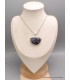 Pendentif Merlinite Mystique Gabbro semi-rond Bijoux en Merlinite Mystique Gabbro LAM56.4