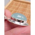 Pendentif Calcédoine d'eau forme ovale Bijoux en Calcédoine d'eau AW74.4