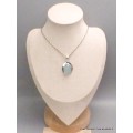Pendentif Calcédoine d'eau forme ovale Bijoux en Calcédoine d'eau AW74.4