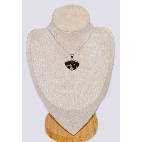 Pendentif en Pallasite (météorite) forme libre-cs Pendentifs pierres naturelles CWA55.2