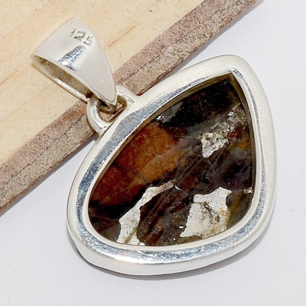 Pendentif en Pallasite (météorite) forme libre-cs Pendentifs pierres naturelles CWA55.2