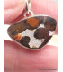Pendentif en Pallasite (météorite) forme libre-cs Pendentifs pierres naturelles CWA55.2