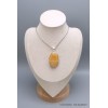 Imposant pendentif Agate Jaune à bandes oval Bijoux en Agate Jaune à bandes PU42.3