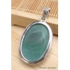 Pendentif authentique Malachite ovale détail bélière Bijoux en Malachite XV10.5