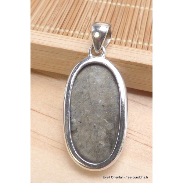 Pendentif authentique Turquoise avec Pyrite Bijoux en Turquoise Iranienne (Nishapur) PU54.10