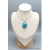 Pendentif en authentique Turquoise avec Pyrite grade AAA Bijoux en Turquoise Iranienne (Nishapur) PU54.12