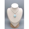 Pendentif Aragonite bleue forme libre Pendentifs pierres naturelles AW47.4