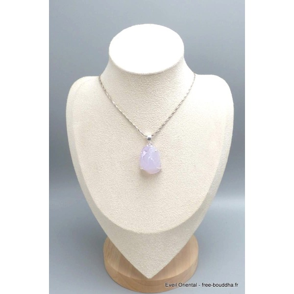 Bijou Pendentif en Quartz Lavande serti griffes Bijoux en Quartz Lavande PU41.7
