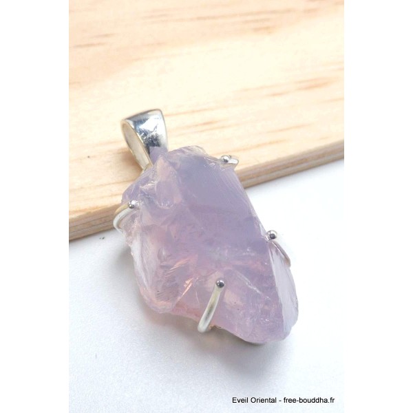 Bijou Pendentif en Quartz Lavande serti griffes Bijoux en Quartz Lavande PU41.7