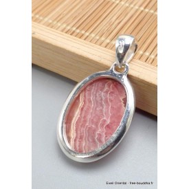 Pendentif oval en Rhodochrosite qualité AAA Pendentifs pierres naturelles PU6.3