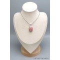 Pendentif oval en Rhodochrosite qualité AAA Pendentifs pierres naturelles PU6.3